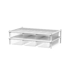 Moon Series 6030 2-Tier Stackable Reptile Rack (Without Base and Wheels)