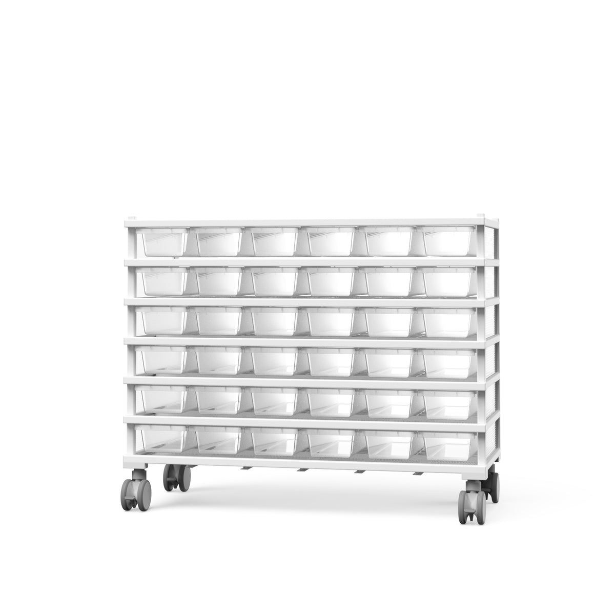 Moon Series 4015 6-Tier Reptile Rack with Base and Wheels