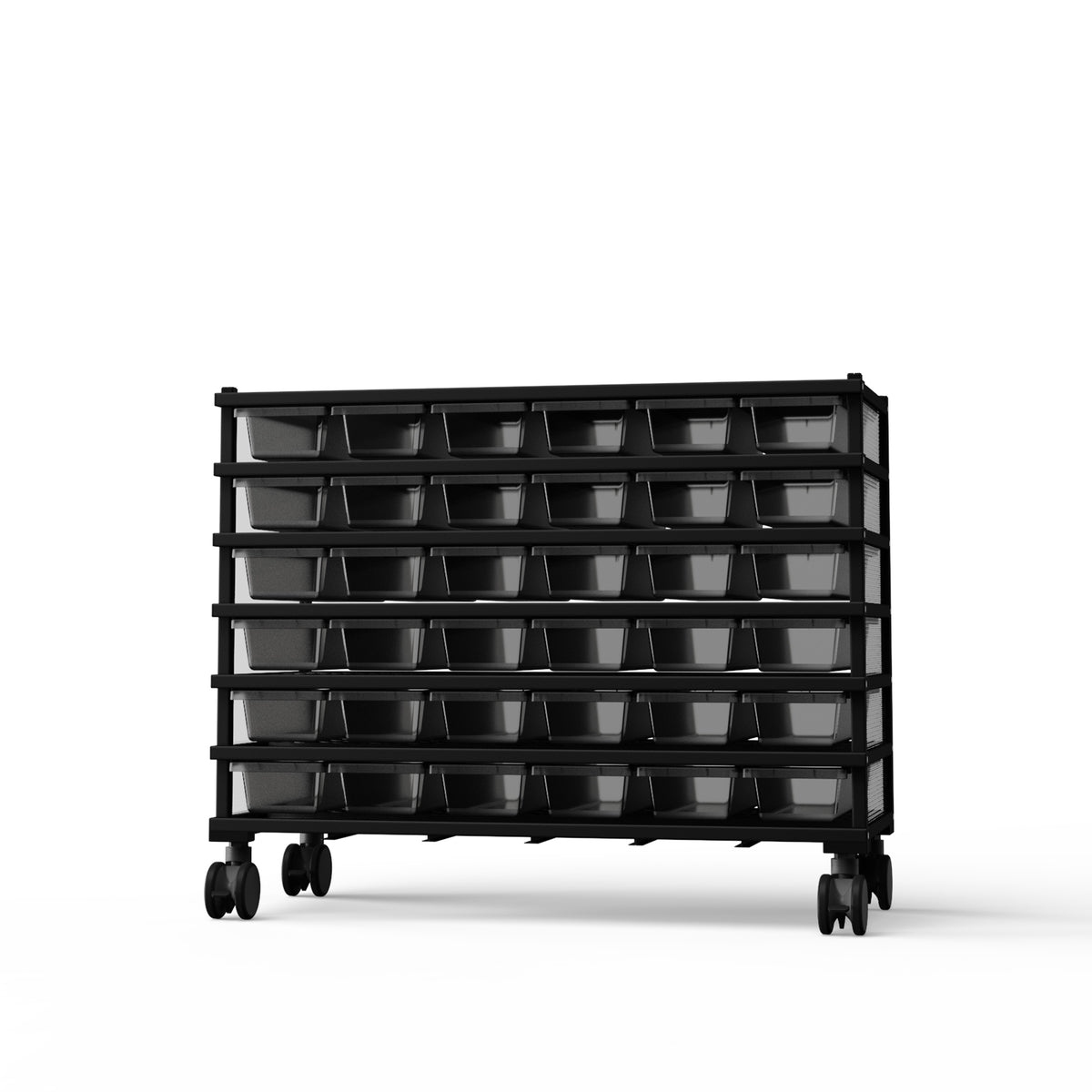 Night Series 4015 6-Tier Reptile Rack with Base and Wheels