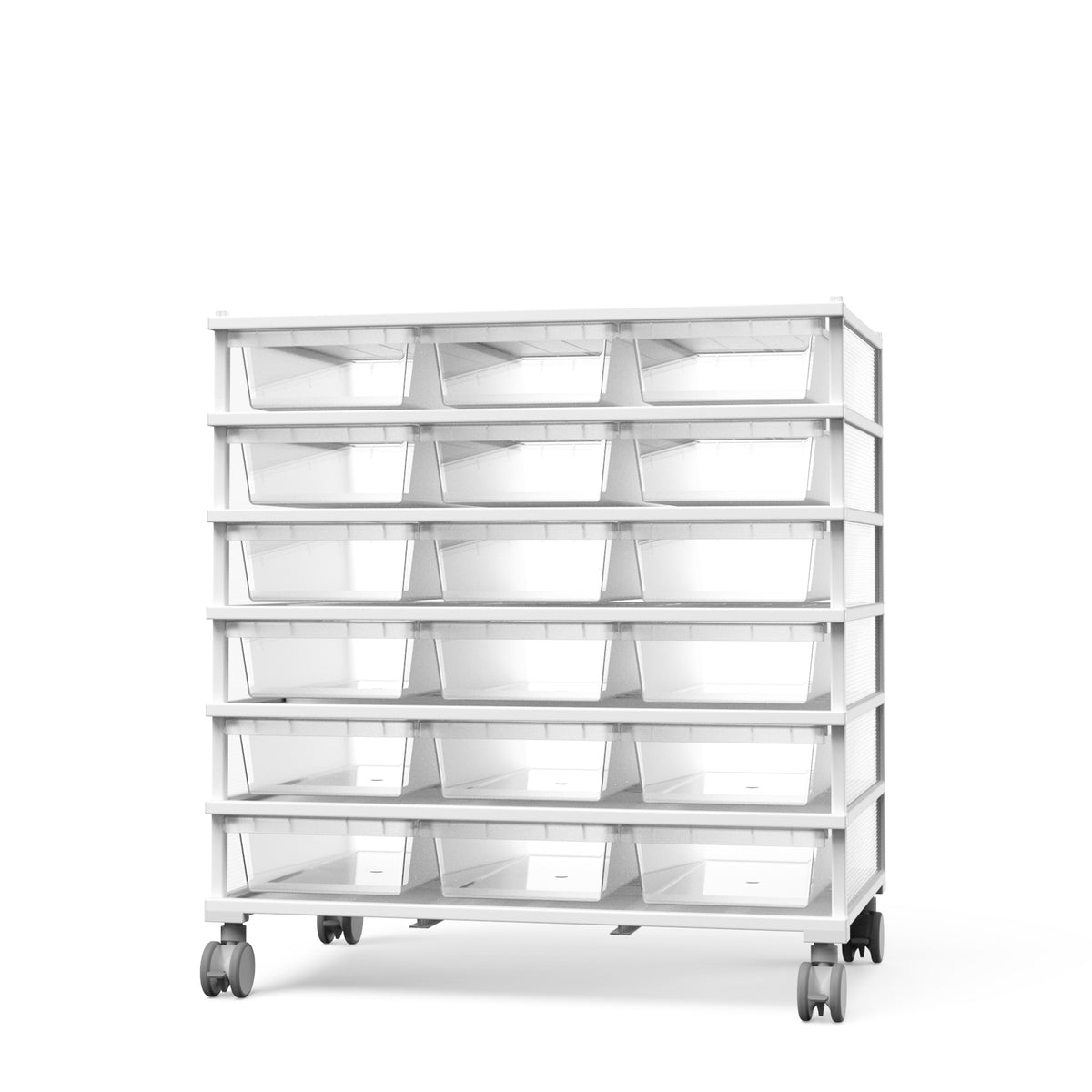 Moon Series 6030 6-Tier Reptile Rack with Base and Wheels