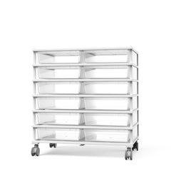 Moon Series 6045 6-Tier Reptile Rack with Base and Wheels
