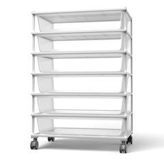 Moon Series 6090 6-Tier Reptile Rack with Base and Wheels